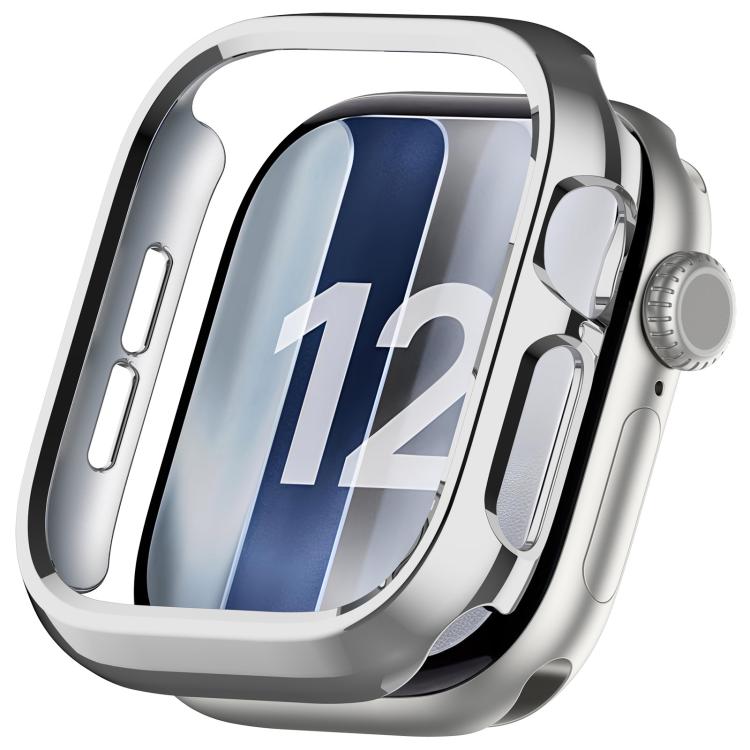 Half Coverage Hollow PC Watch Protective Case, For Apple Watch Series 12 Aluminum / Titanium 46mm, For Apple Watch Series 12 Ceramic 46mm, For Apple Watch Series 12 Aluminum / Titanium 42mm, For Apple Watch Series 12 Ceramic 42mm