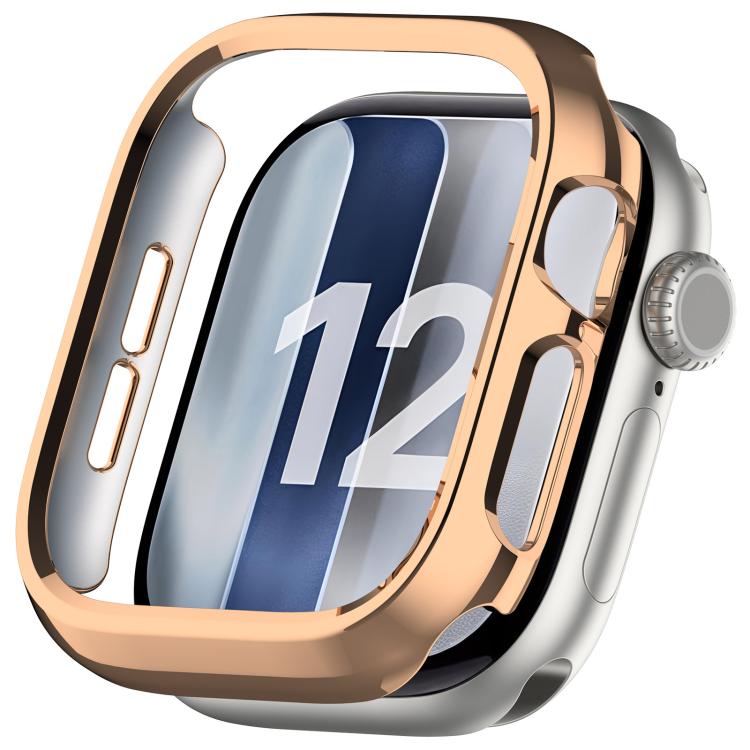 Half Coverage Hollow PC Watch Protective Case, For Apple Watch Series 12 Aluminum / Titanium 46mm, For Apple Watch Series 12 Ceramic 46mm, For Apple Watch Series 12 Aluminum / Titanium 42mm, For Apple Watch Series 12 Ceramic 42mm