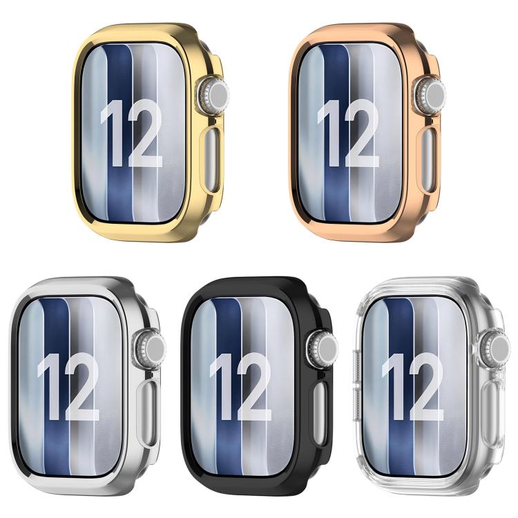 Half Coverage Hollow PC Watch Protective Case, For Apple Watch Series 12 Aluminum / Titanium 46mm, For Apple Watch Series 12 Ceramic 46mm, For Apple Watch Series 12 Aluminum / Titanium 42mm, For Apple Watch Series 12 Ceramic 42mm