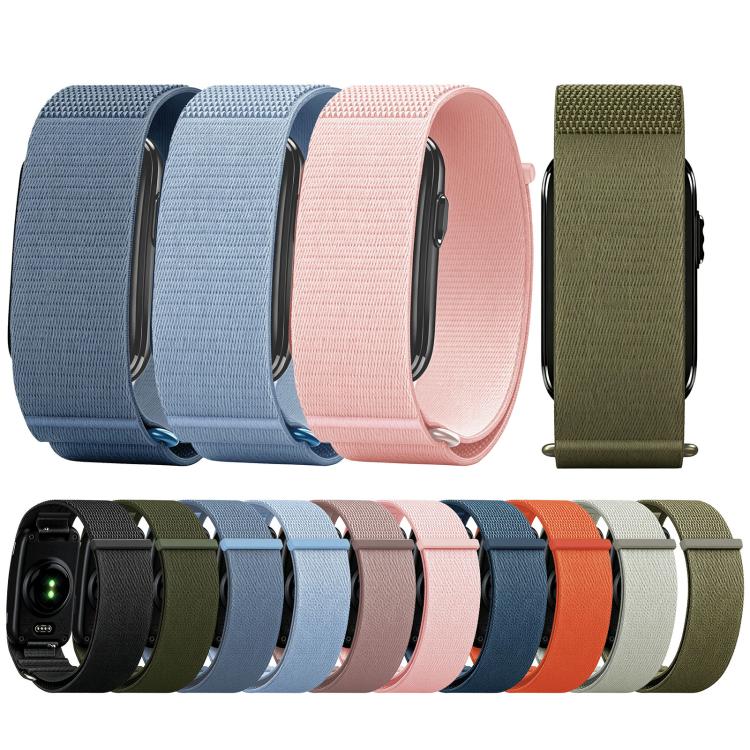 Nylon Hook and Loop Fastener Watch Band, For Garmin CIRQA Smart Band