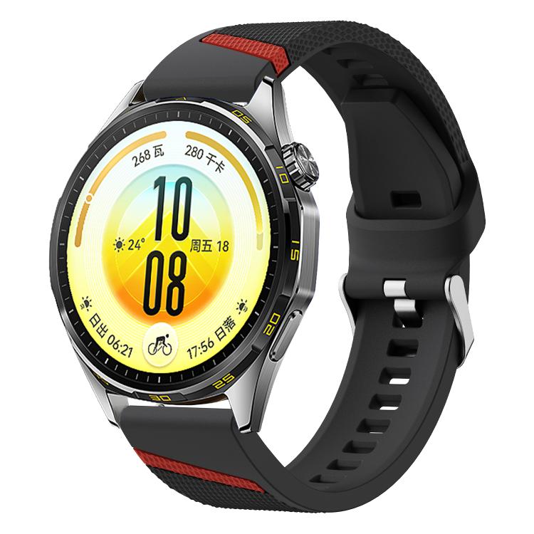 Textured Silicone Watch Band, 22mm