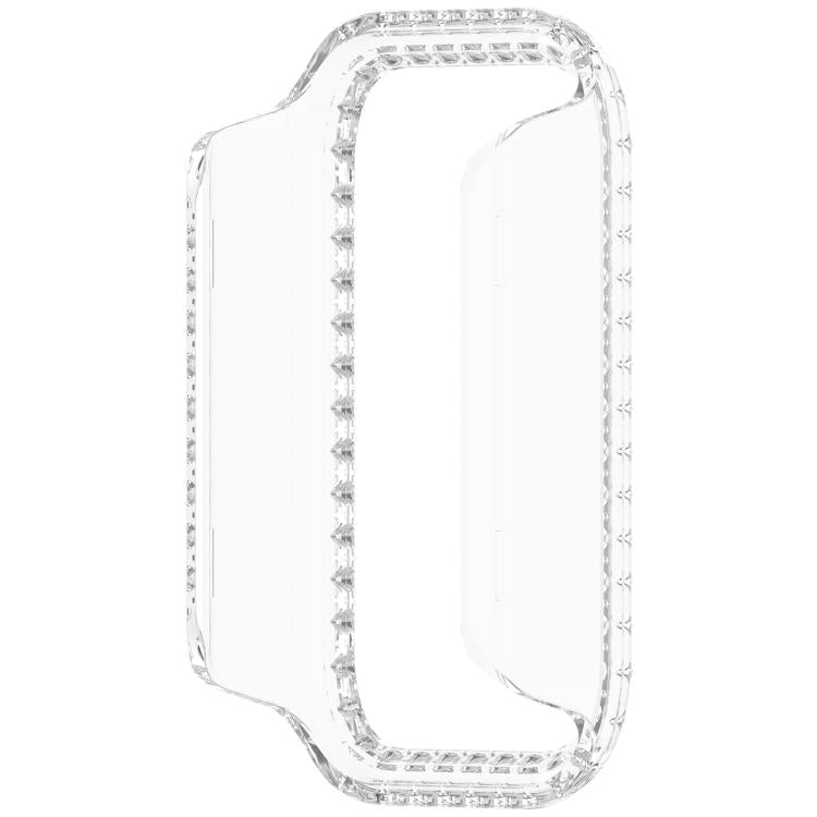 Diamond Half Coverage Hollow PC Watch Protective Case, For Xiaomi Smart Band 11 Active