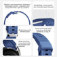 Press Button Diagonal Stripe Woven Texture Two Color Silicone Watch Band, 22mm