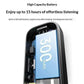 Bluetooth audio receiver battery compartment, visible internal blue 300mAh label