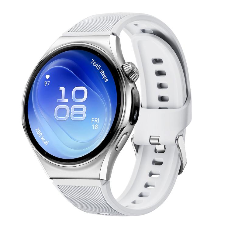 Hidden Tail Design Vertical Stripe Silicone Watch Band, 22mm