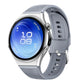 Hidden Tail Design Vertical Stripe Silicone Watch Band, 22mm