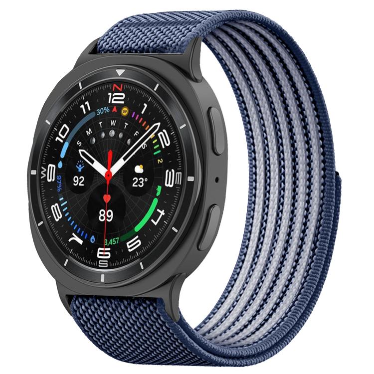 Airy Mixed Nylon Loop Metal Connector Watch Band, For Galaxy Watch9 / 8 / 8 Classic
