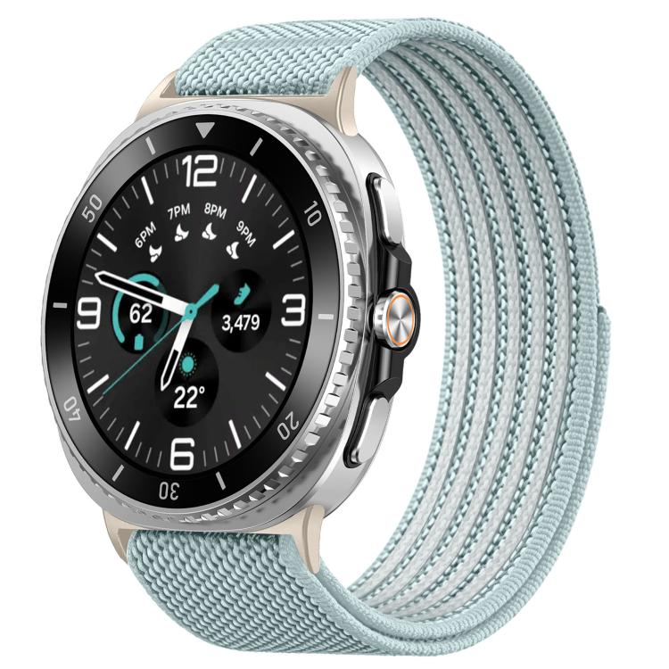 Airy Mixed Nylon Loop Metal Connector Watch Band, For Galaxy Watch9 / 8 / 8 Classic