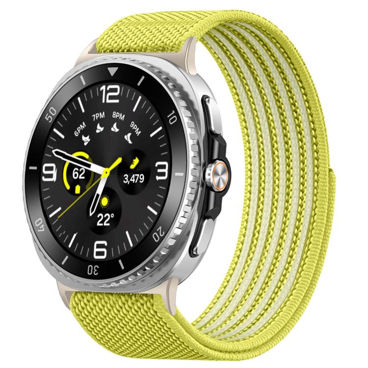 Airy Mixed Nylon Loop Metal Connector Watch Band, For Galaxy Watch9 / 8 / 8 Classic