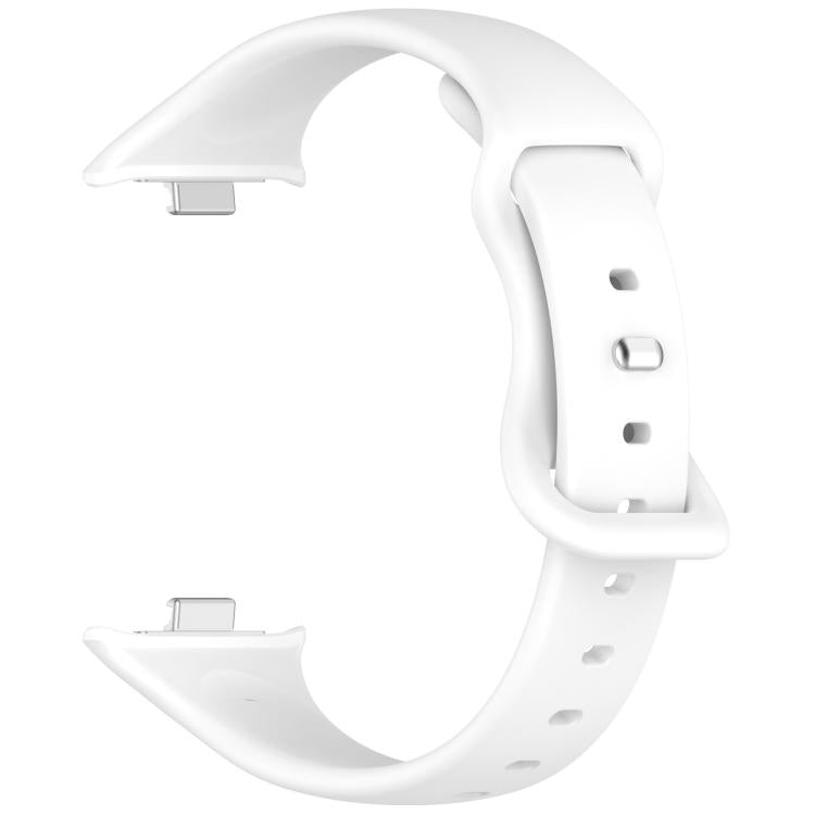 Slim Butterfly Buckle Solid Color Silicone Watch Band, For Xiaomi Band 10 Pro / Redmi Watch 6 / 5