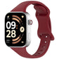 Slim Butterfly Buckle Solid Color Silicone Watch Band, For Xiaomi Band 10 Pro / Redmi Watch 6 / 5