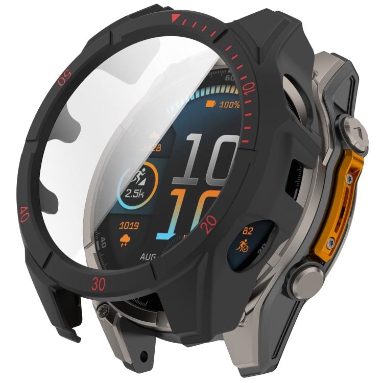 Premium Tempered Glass Film Integrated PC Watch Case, For Garmin Fenix 9 51mm, For Garmin Fenix 9 47mm, For Garmin Fenix 9 43mm
