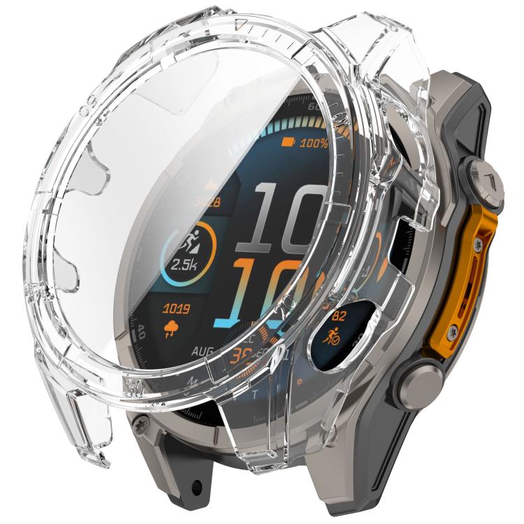 Premium Tempered Glass Film Integrated PC Watch Case, For Garmin Fenix 9 51mm, For Garmin Fenix 9 47mm, For Garmin Fenix 9 43mm