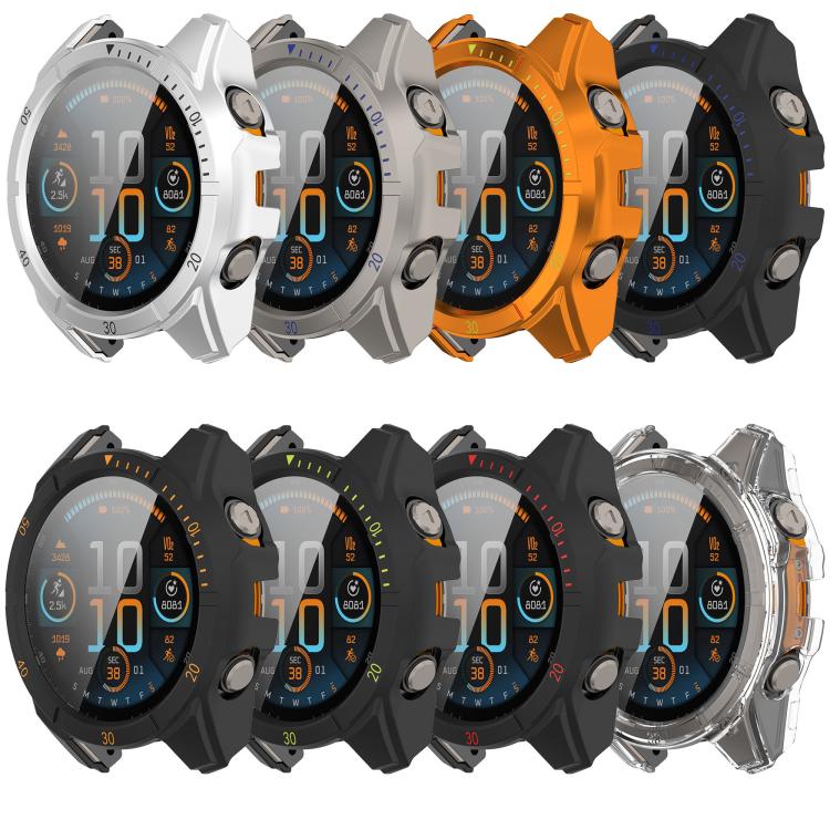 Premium Tempered Glass Film Integrated PC Watch Case, For Garmin Fenix 9 51mm, For Garmin Fenix 9 47mm, For Garmin Fenix 9 43mm