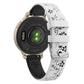 Two-Tone Embossed Silicone Watch Band, For Garmin Lily 2