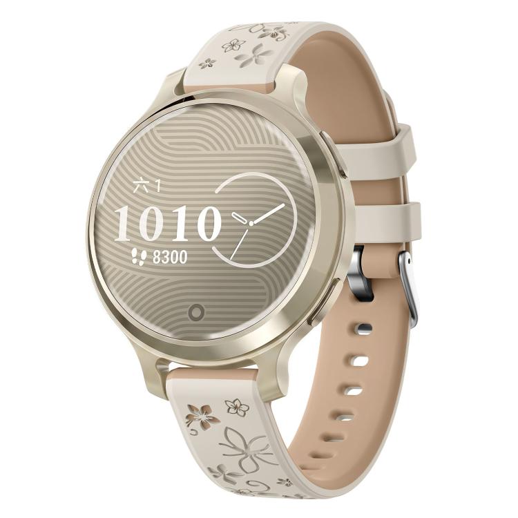 Two-Tone Embossed Silicone Watch Band, For Garmin Lily 2