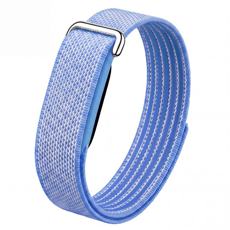 TPU Frame Integrated Nylon Hybrid Silicone Loop Watch Band, For Google Fitbit Air