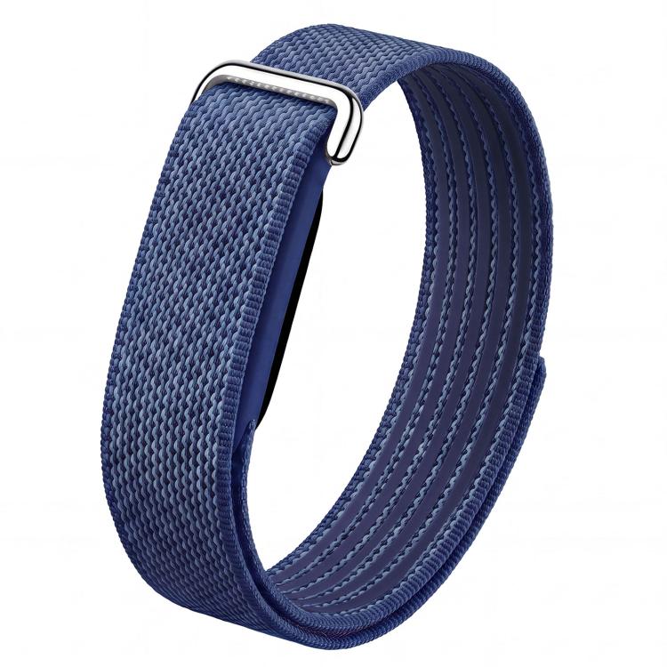 TPU Frame Integrated Nylon Hybrid Silicone Loop Watch Band, For Google Fitbit Air