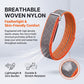 TPU Frame Integrated Nylon Hybrid Silicone Loop Watch Band, For Google Fitbit Air