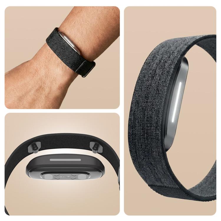 Nylon Loop Hook and Loop Fastener Watch Band, For Hume Band 2.0