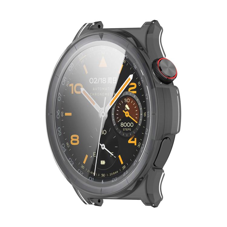 ENKAY Hat-Prince Full Coverage Tempered Glass Film Integrated PC Watch Case, For vivo Watch 6