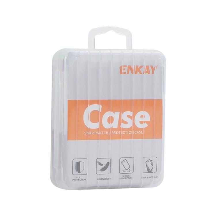 ENKAY Hat-Prince Full Coverage Tempered Glass Film Integrated PC Watch Case, For vivo Watch 6