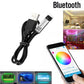 Bluetooth RGB LED controller cable with USB plug and inline module label