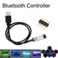 Bluetooth controller with USB cable and 4-pin connector header for RGB LED strips