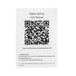 User manual card with QR code and app download instructions for lighting controller