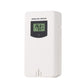 Wireless outdoor sensor module in white housing with LCD showing temperature and humidity