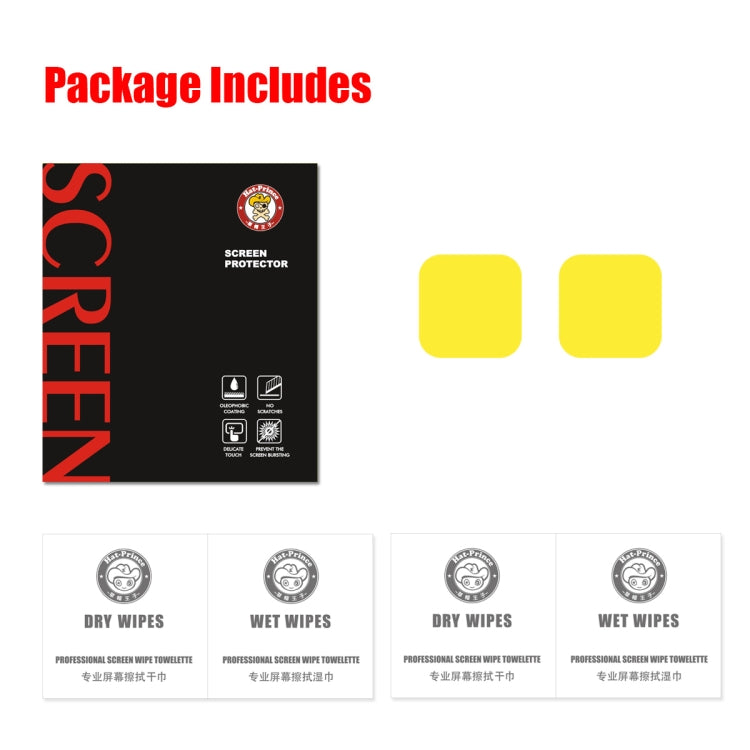 Screen protector kit with 2 TPU films and cleaning wipes for Fitbit Versa 2