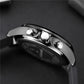 SANDA 793 tide watch case with three round buttons and black outer bezel