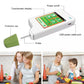 Nitrate residue detector device with touchscreen, probe, protection cap, and USB port