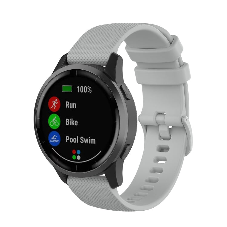 For Garmin Vivoactive 4 22mm Silicone Strap