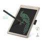 9-inch smart digital drawing board with green sketch on screen and black writing pen