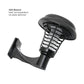 Solar mosquito zapper lamp with black housing and UV light cage