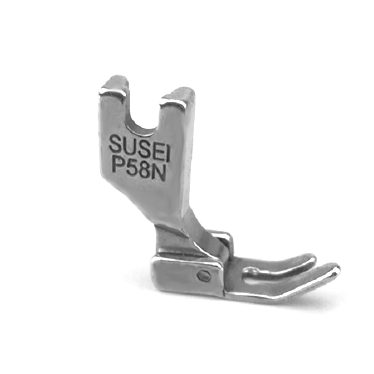 Stamped steel presser foot labeled SUSEI P58N