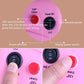 UV nail lamp control panel with red timer button and steady power switch