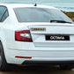 BRAZZERS logo car sticker on rear window of a white car