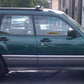 BRAZZERS logo car sticker on dark car side window