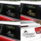 Two-piece Princess On Board car decal set in white and gold, for car panels