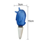 Blue bird sprinkler dimensions: 5 cm wide, 15 cm tall, with white stake