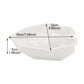 Diamond heart silicone baking mold dimensions: 22 cm x 18 cm x 5 cm