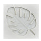 Gray leaf fondant mold with raised tree leaf design and vein texture