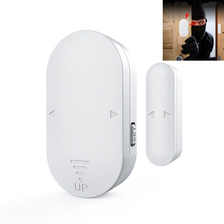 White door and window anti-theft alarm sensor, dual-piece set with control icons