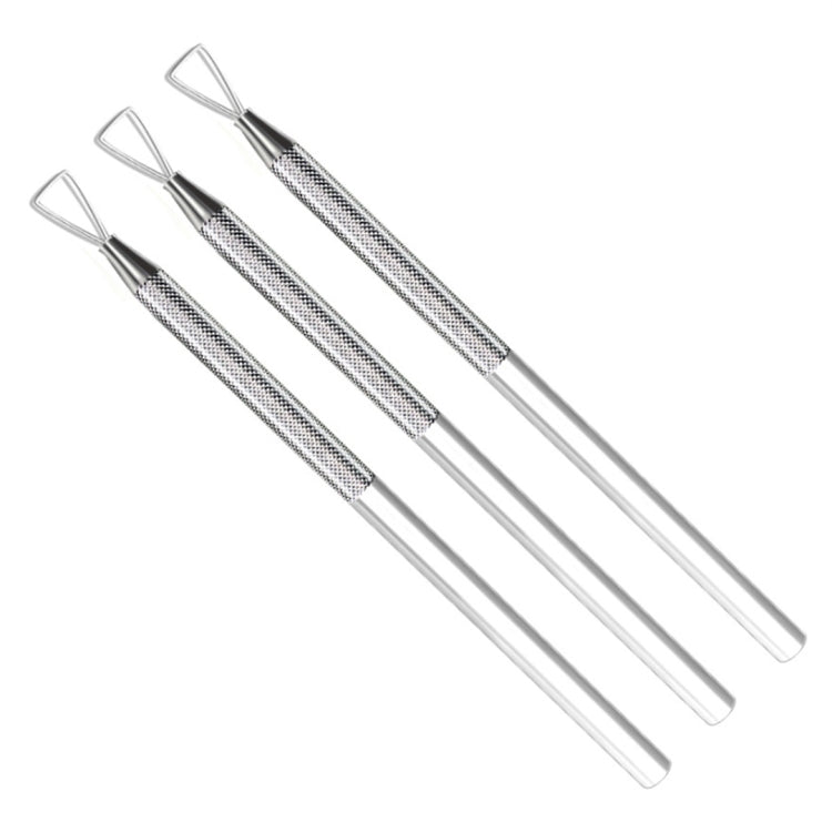 Stainless steel nail tool set (3-pack) with square fork tips