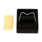 Black square soldering iron stand with metal rest and loose sponge pad