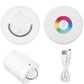 Rechargeable LED night light with touch top and included USB charging cable