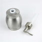 Stainless steel dispenser bottle with pump parts and removable internal insert