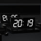 LED digital wall clock with white segmented time display 20:19